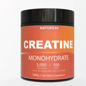 Micronized Creatine Monohydrate Powder 500g-Muscle Strength Supplement