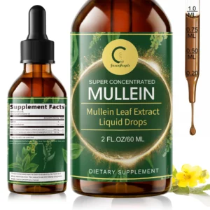 Mullein Drops for Lung Health & Lung Detox & Cleanse