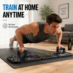 Multifunctional Push Up Board with Resistance Band